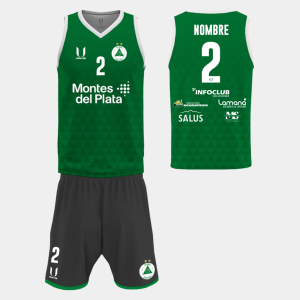 Equipación Oficial de Plaza Colonia Basket Masculino